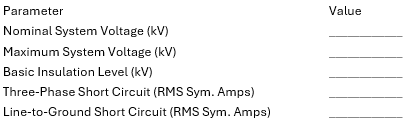 System Parameters